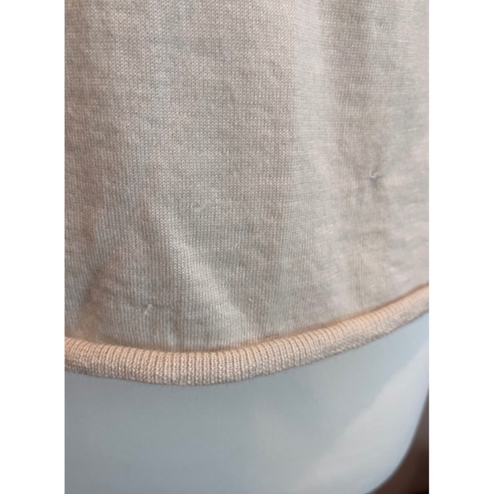 ✨Rare Vintage CHANEL 2001 Collection CC Logo Cashmere Vest Sweater Top Shirt - Picture 11 of 14